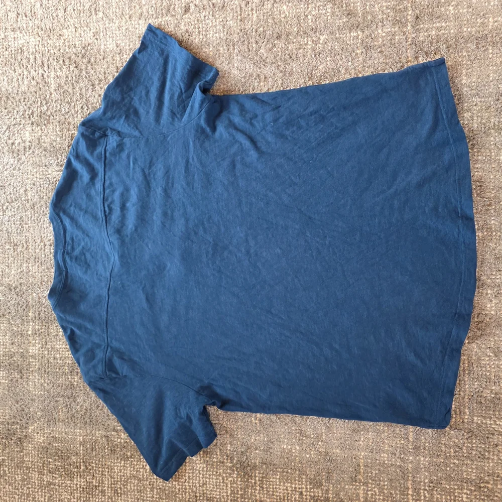 True Religion Men's Blue Henley Shirt
